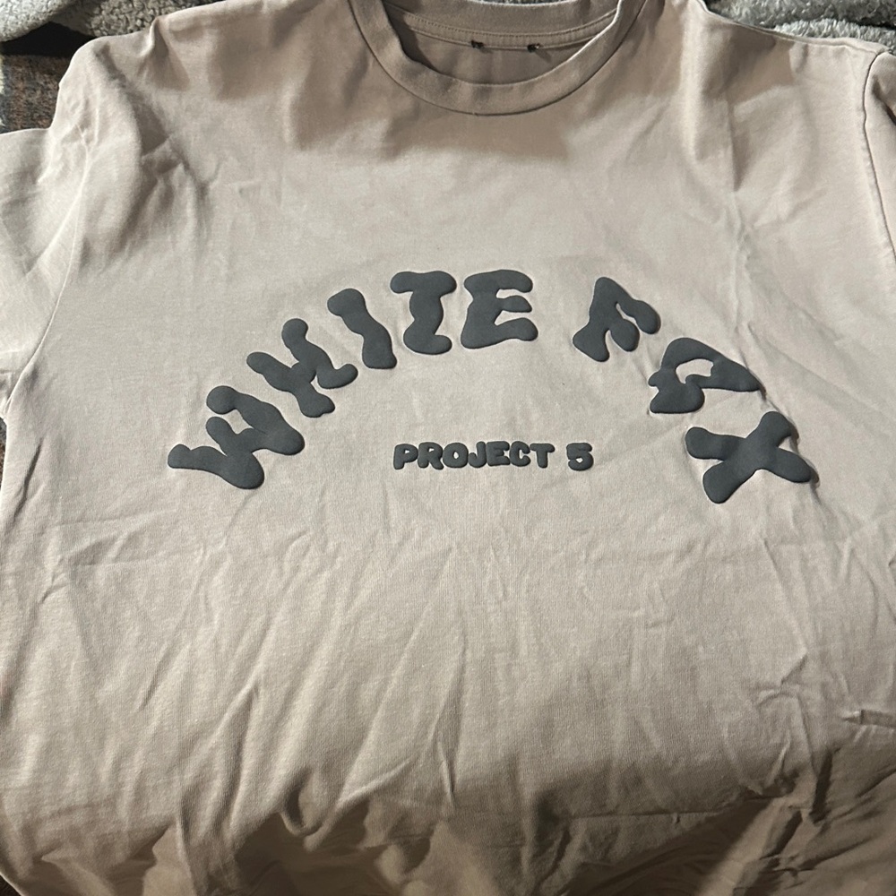 White Fox Boutique Taupe Graphic Tee